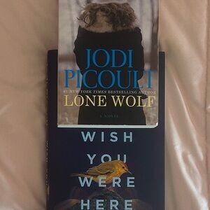 Jodi Picoult Book Set - Lone Wolf & Wish You Were Here- 2/$10